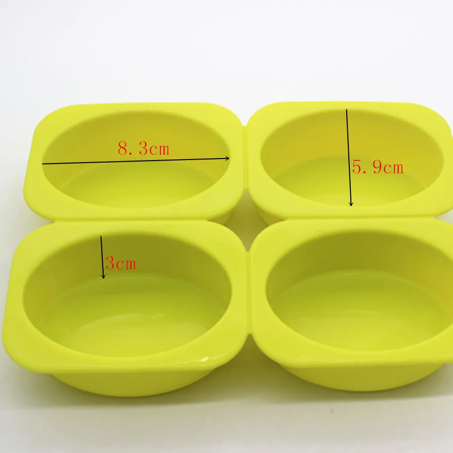 

4. Even the elliptical mechanism soap mold, cake decoration mold soap mold