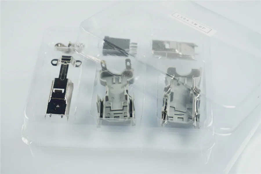 

5pcs DIY Firewire IEEE 1394 Connector Female Receptacles 6 Position Solder Connector 6 Pin Connector Shell Kit shield case