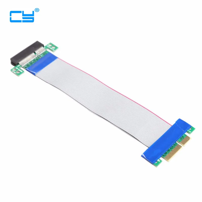 10 шт. PCI-E 4X расширитель для переходных карт Гибкий удлинитель ленточный адаптер