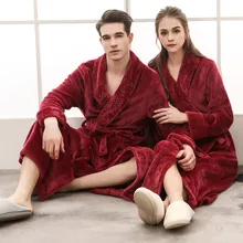 Купальный халат унисекс мужской зимний удлиненный коралловый плюшевый халат с длинными рукавами накидка халат для мужчин Прямая поставка#0701