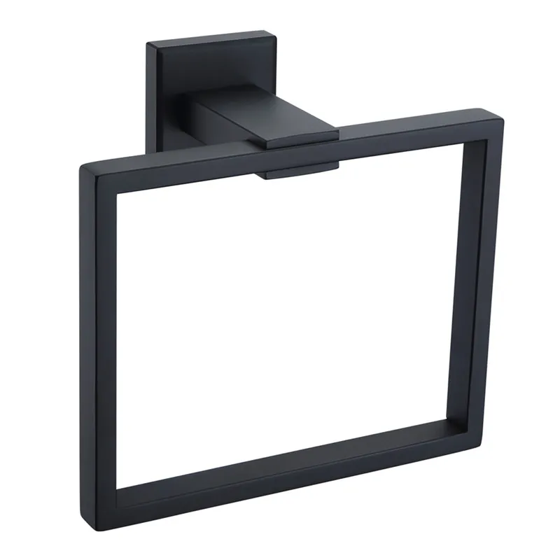 Billige TURS Handtuch Ring Bad Handtuch Aufhänger Halter SUS 304 Edelstahl Wand Halterung, Poliert Gebürstet Matte Schwarz