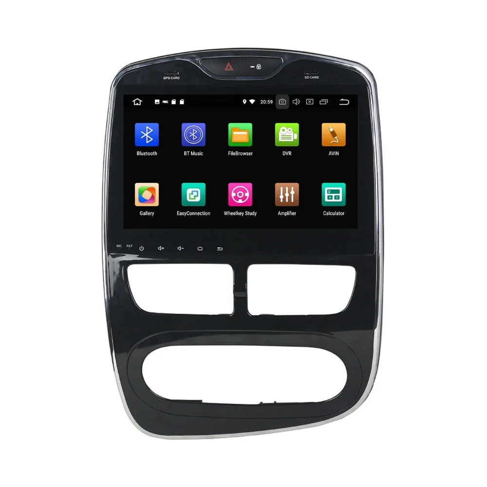Best Android 8.0 Octa Core 10.1" Car DVD GPS Navigation for Renault Clio 2013 2014 2015 2016 2017 Radio Bluetooth WIFI USB 32GB ROM 1