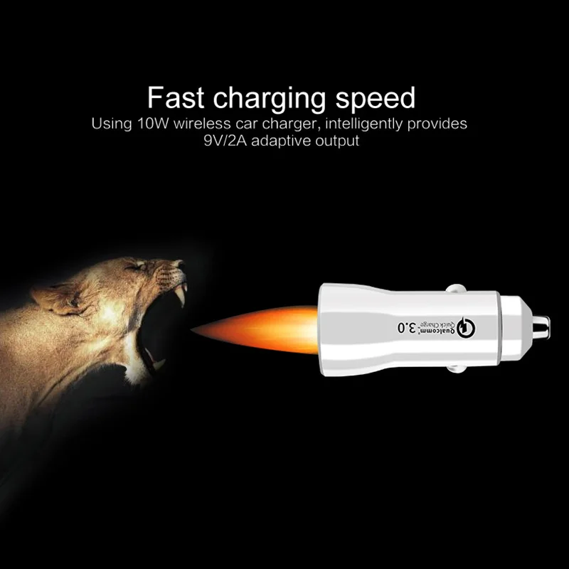 Автомобильное USB зарядное устройство Быстрая зарядка 3,0 зарядное устройство для мобильного телефона 2 порта USB быстрое автомобильное зарядное устройство для iPhone samsung xiaomi Tablet автомобильное зарядное устройство