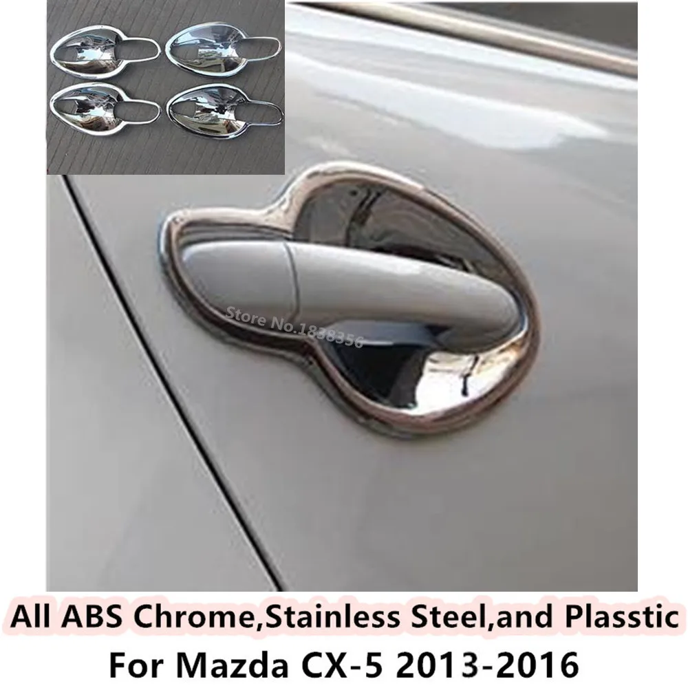 Крышка кузова автомобиля детектор обрезать ABS chrome внешние двери Чаша палка багетная рама 8 шт. для Mazda CX-5 CX5 2012 2013 2014 2015 2016