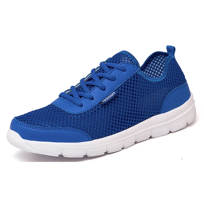 

Men Casual Shoes Breathable Mesh men sneakers Fashion Lace-up Men's summer shoes Plus Size 45 46 47 48 Chaussure Homme