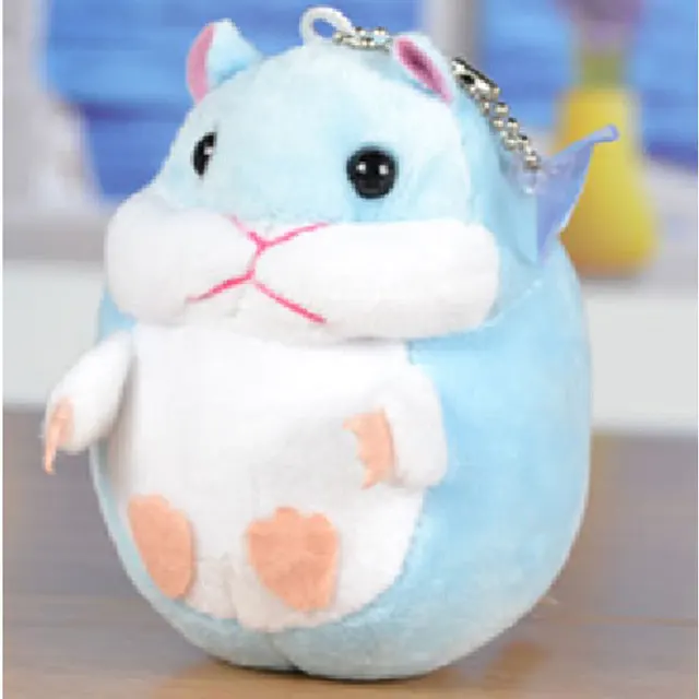 1pcs Hamsters Plush Toys 10cm Cute Kawaii Soft Stuffed Pendant Animals