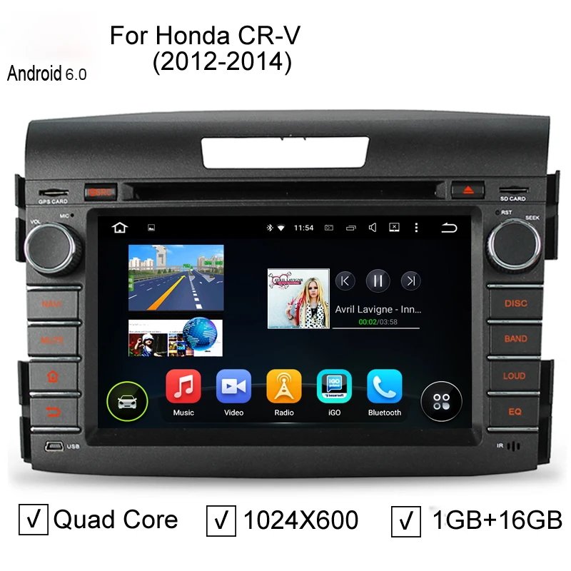 Top 7" In-Dash Android Car DVD Player with TV/BT GPS 3G WIFI Canbus,Audio Radio stereo,Car PC/multimedia headunit for Honda CRV 2012 0