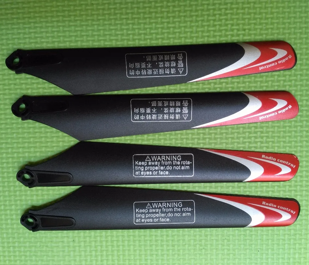

4pcs=2A+2B 823A HQ823 Huangqi Main Props Propellers Blades R/C Helicopter Spare Parts Access
