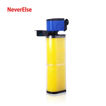 

Aquarium Filter Pump with Outlet Adjust Nozzle Filter Media Add Air Oxygen Submersible Fish Tank Water Circulate 12/15/20/30/40W
