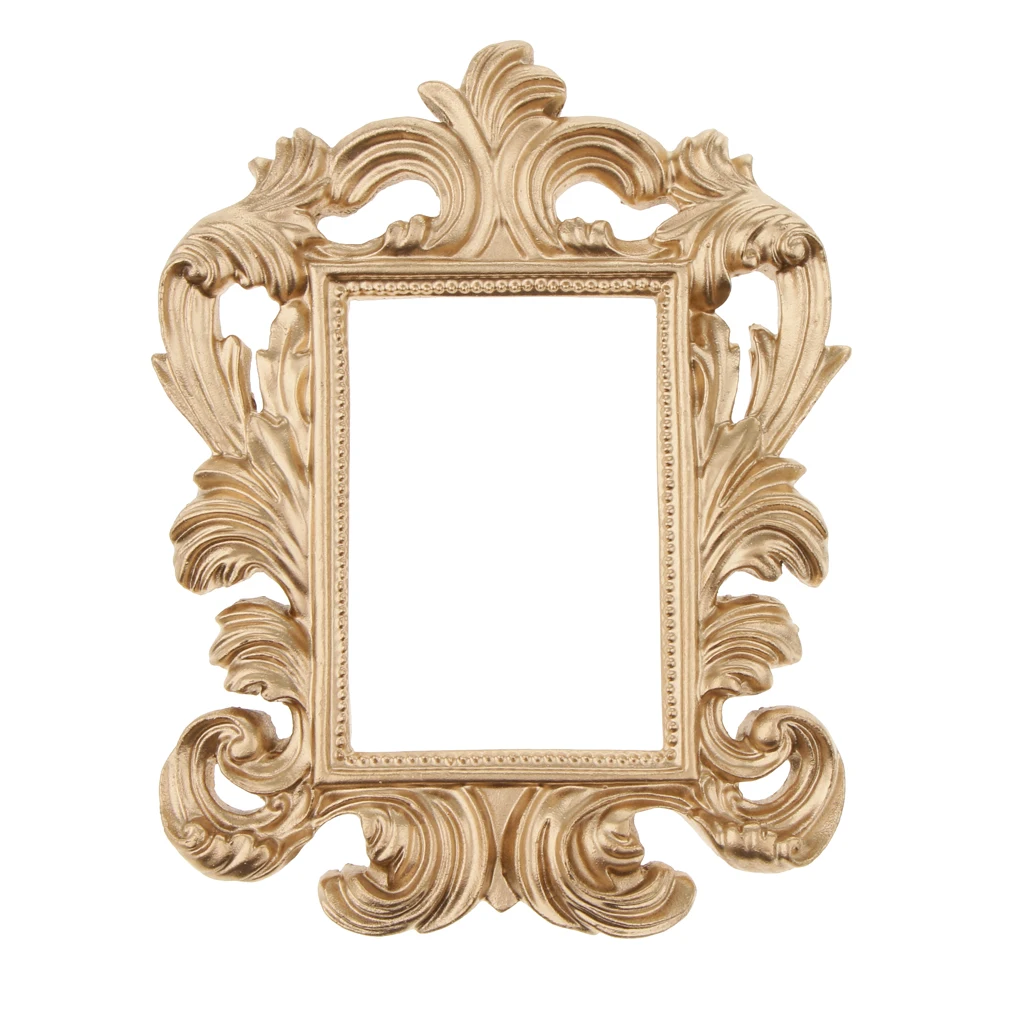 

Pack of 2pcs Baroque Style Resin Wall Frame Home Table Decoration