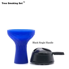 Силиконовый синий держатель дымовая чаша Caloud Chicha Narguile Nargile курительная трубка-кальян аксессуары Cachimba кальян TWAN0356