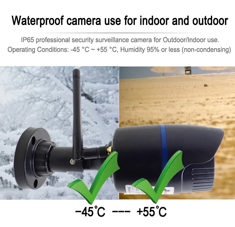 JIENU IP Camera Wireless 720P 960P 1080P CCTV Security Outdoor Waterproof home cam Support Micro sd slot ipcam wifi Built-in MIC