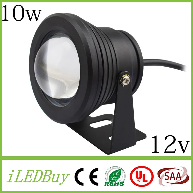 

10W DC12V LED Underwater light Fountain lamp 1000LM Swimming Tank Aquarium LED Light IP68 Waterproof Warm/ Nature /Cold White