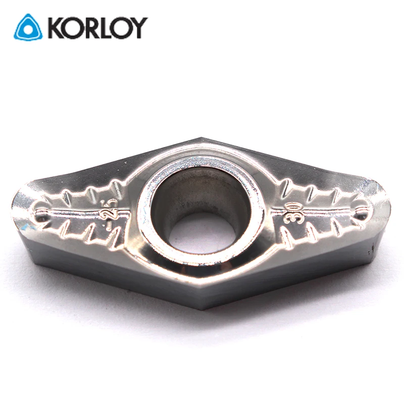 

10PCS VCGT220530 H01 milling cutter aluminum carbide insert Grooving aluminum processing Knife CNC lathe tool Holder