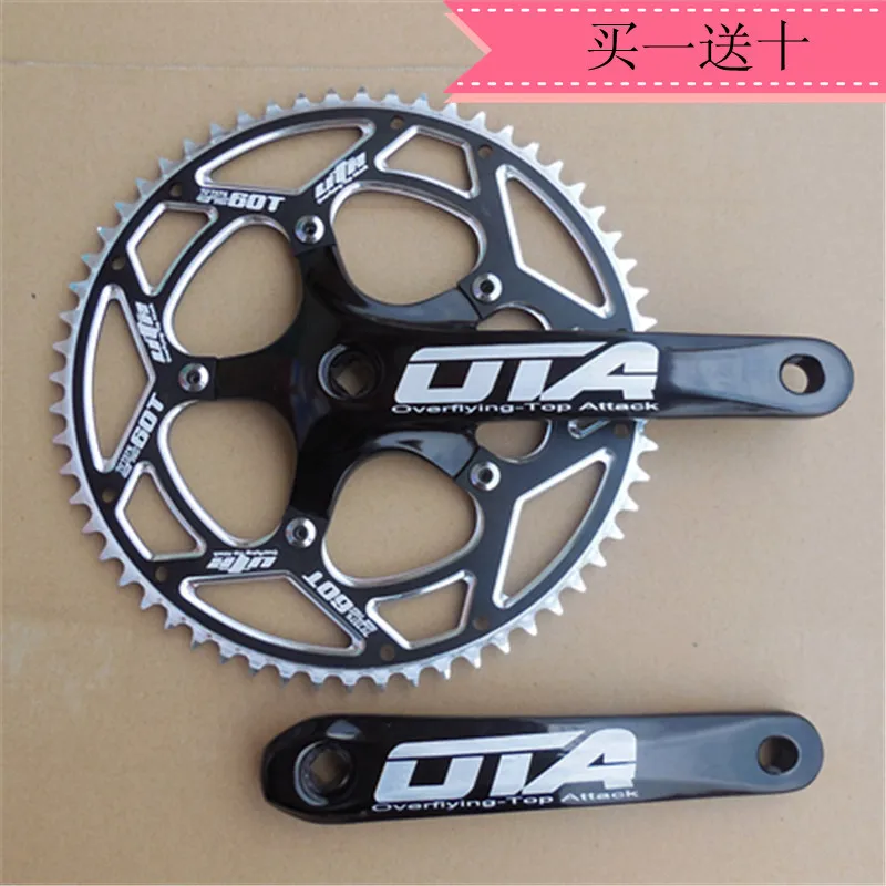 

Free shipping.road bike chain wheel.OTA crankset stanchart kt510 60T.Brand.Original.Aluminum alloy