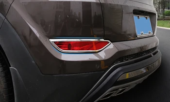 

For Hyundai Tucson 2016 2017 ABS Chrome Rear Fog Light Lamp Cover Trim 2pcs Car Styling