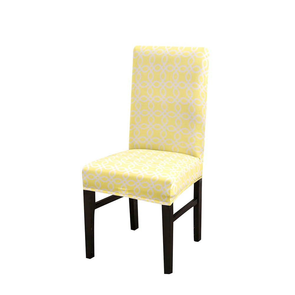 Цветочный принт эластичный Чехол для стула спандекс украшение покрытие офис банкет чехол для кресла для дома Декор обеденный стул чехлы - Цвет: flower12