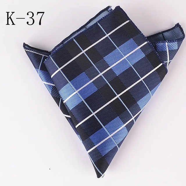 Buy Soft Scarf Pocket Squares Mens Vintage Hankies Dot Plaid Striped Paisley
