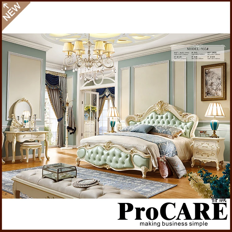 Luxury Classic King Size Wood Royal French Style Barocco Bedroom Furniture Set Luxury Classic King Size Wood Royal French Style Barocco Bedroom Furniture Set