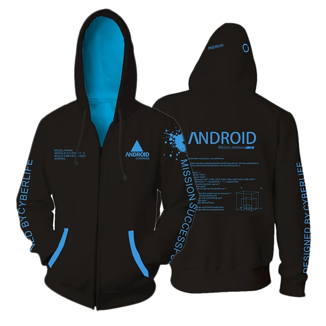 3D Printed Hoodie Game Detroit Sweatshirt Hoodies & Sweatshirts Men's Men's Clothing