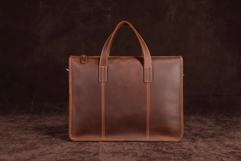 LAPOE классический Бизнес человек Портфели бренд компьютер, ноутбук сумка из натуральной кожи Для мужчин сумки Курьерские сумки Для мужчин