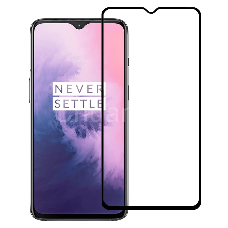Закаленное стекло премиум класса 75 шт./лот 2.5D для Oneplus 7 полное покрытие экрана