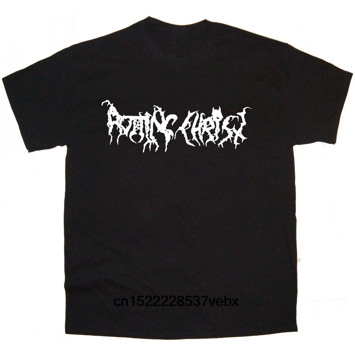 ROTTING CHRIST Band logo Rock Thrash черная хэви-метал панк поп футболка | Мужская одежда