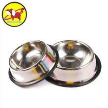 Metal dog cat food bowl cat dish stainless steel dog bowl pet sterile tableware pet feeding