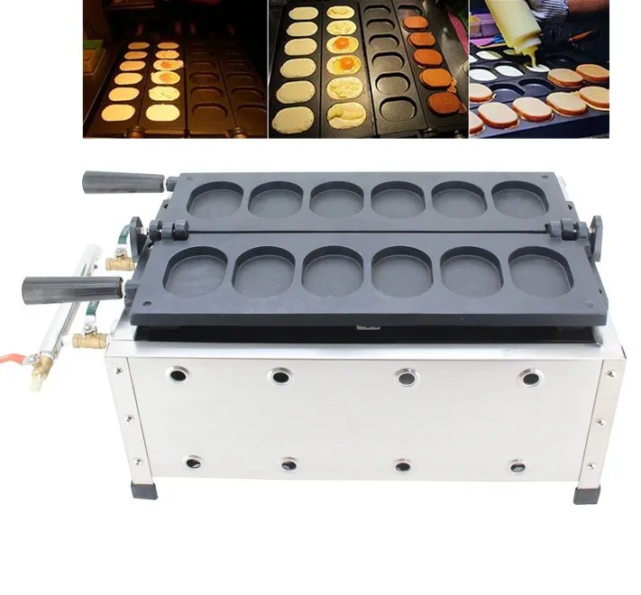 Commercial LPG Gas Egg Bread Waffle Maker Machine; Gyeranppang Gyeran