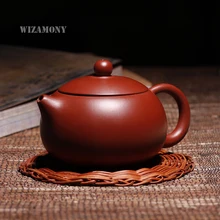 WIZAMONY Фиолетовый Глиняный чайный сервиз Zisha Ceramics Art handpaint xishi Dahongpao чайный горшок фарфоровая исинговая глина чайный сервиз чайная чашка
