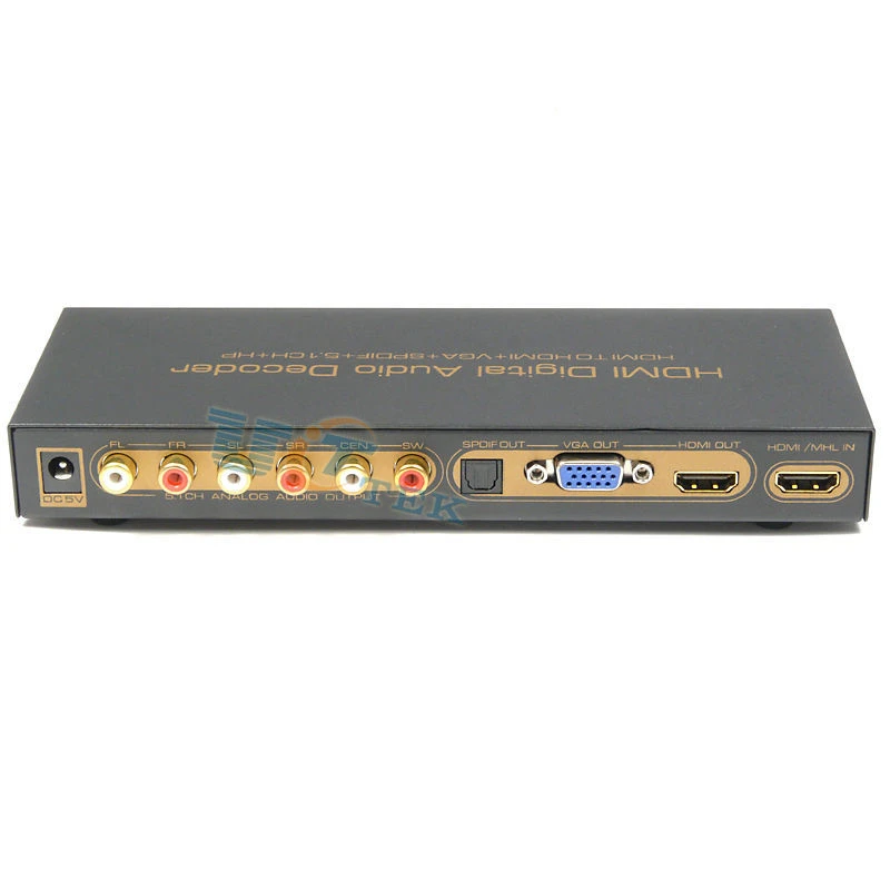 HDMI Decodificador de Audio Digital HDMI HDMI/VGA/SPDIF/5.1 Converter Adaptador|decoding car radios free|decoder converteradapter usb to micro usb -