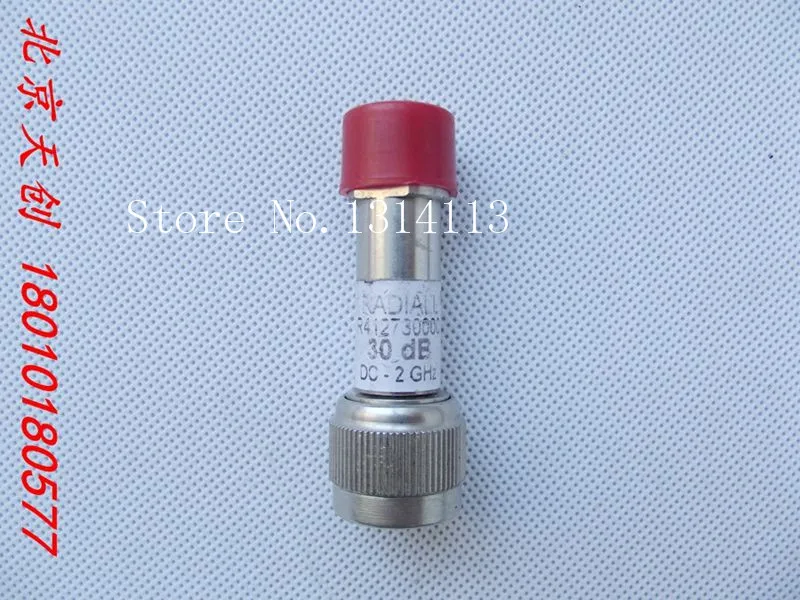 

[SAA]USED France imported RADIALL RF coaxial attenuators R412730000 30dB DC-2GHz--2pcs/lot