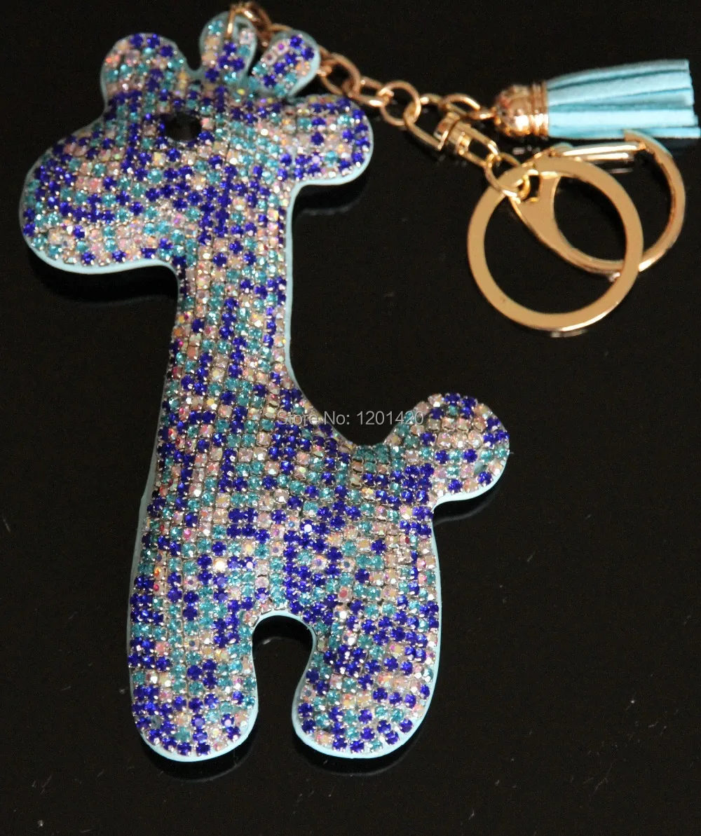 ブリンブリン女性バッグ チャーム カラー石ブリンブリン キリン キーホルダー グリッター財布財布チャーム手作り チャーム キー チェーン Key Chain Charm Key Chainbag Charm Aliexpress
