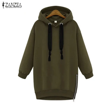 Oversized Spring Autumn Zanzea Womens Long Sleeve Casual