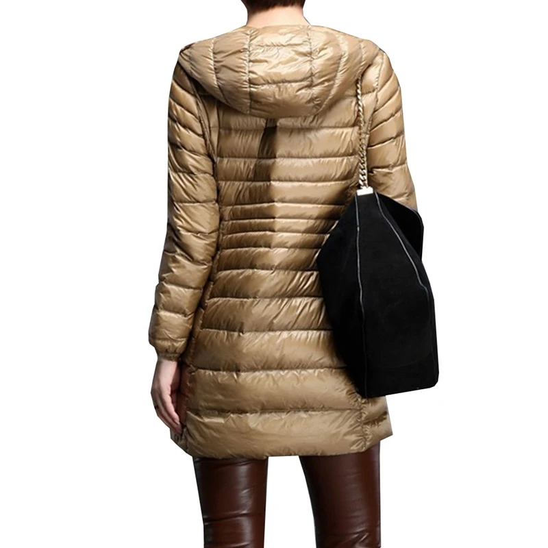 Survêtement La Parkas Mince Ultra Plus Hiver Rh Nouveau 2019 Automne Léger De Bas kk Dames Manteau Long Taille Canard Veste Femmes À Capuche az8fqwR