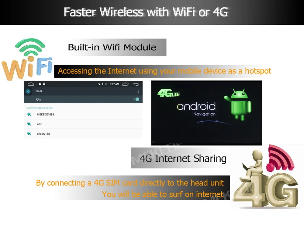 Top 7inch Capacitive screen Quad Core HD1024X600 Android7.1 Car Multimedia player for VW Jetta/polo/golf/Passat/Scirocco/Sharan 30