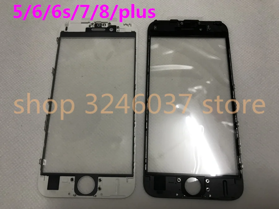 5 шт. холодный пресс 3 в 1 переднее стекло с рамкой OCA для iphone 5s 5c 6 6s 7 7g 8 8p plus ремонт
