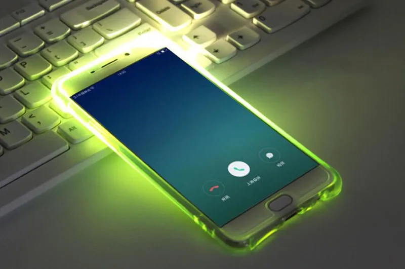 

Soft TPU LED Flash Light Up Case Remind Incoming Call Cover Smaung Galaxy A3 A5 A7 2017 J3 J5 J7 2016 S6 S7 Edge S8 Plus