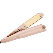 2 in 1 Hair Curlers Straightener Perm Styling Rolloer Styler Curler Tools Wand Hair Curling & Straightening Iron Hair Styler loof jr 198 1 mini hair styler straightener pink