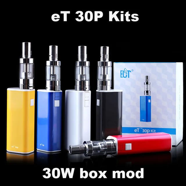 Electronic Cigarette ECT eT 30P Kit 30W Box Mod E