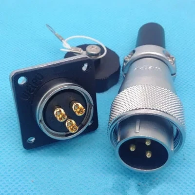 

WS20, power connector 4 pin plug socket, Rated current 25A, Electrical equipment power cable connector, 4 pin connectors