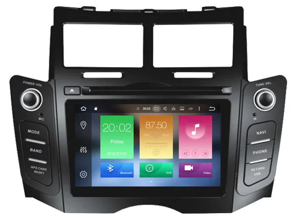 Cheap OTOJETA Android 8.0 car DVD octa Core 4GB RAM 32GB rom with IPS screen multimedia player for TOYOTA YARIS 2011 Car stereo radio 1