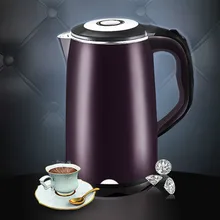 Электрический чайник 304 из нержавеющей стали теплоизоляция для домашнего приготовления кипения чая функция автоматического отключения