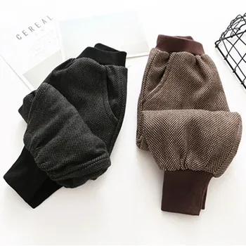 

2018 New Baby Girl Boy Winter Clothing Plaid Velvet Pant Kids Children Long Pants Trouser Clothes
