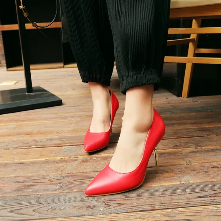 

Big Size 11 12 13 14 15 16 17 Ladies high heels women shoes woman pumps Shallow mouth High-heeled single shoes