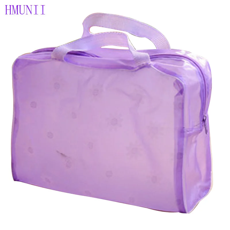 

Fashion Hot Color Bath Bag Bathroom Print Color Transparent Net Waterproof Cosmetic Cosmetic Bag Bath Bag Travel Ltem Necessity