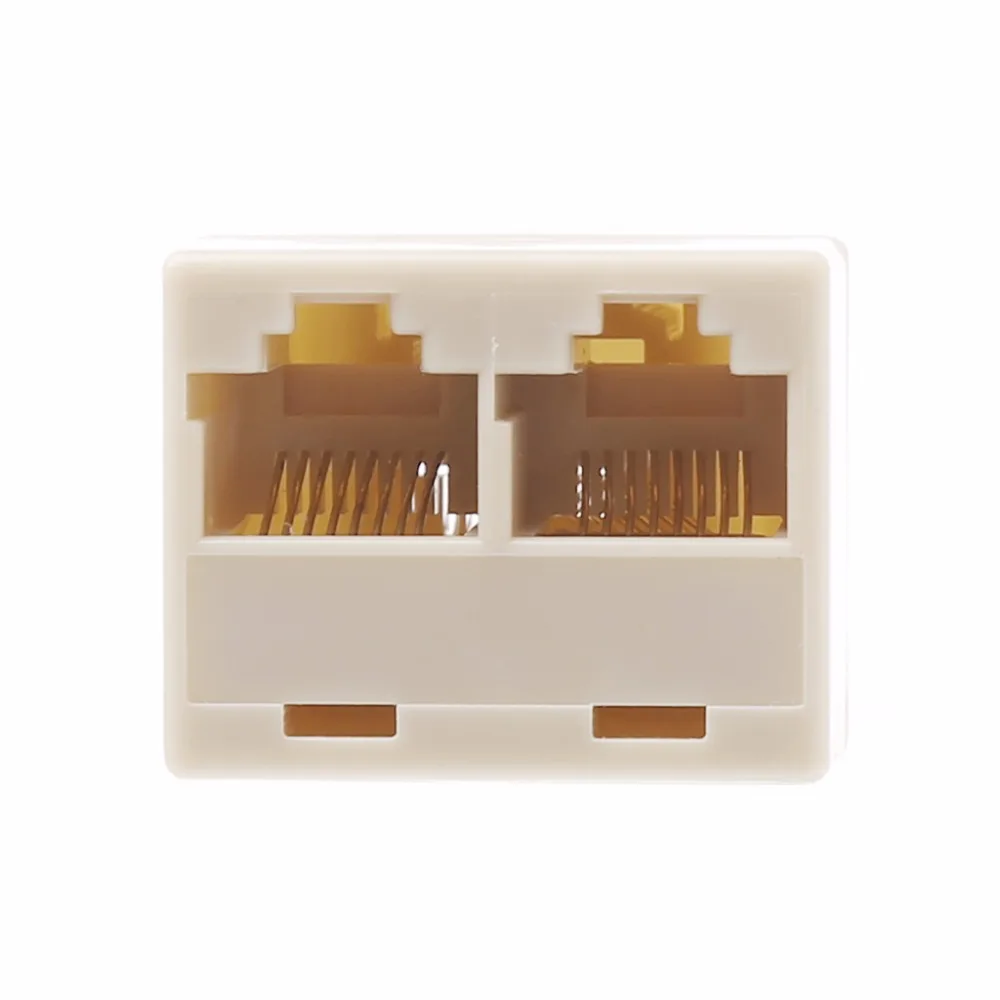 Планшет OOTDTY 3 шт. сетевой кабель 1 2 Way LAN Ethernet 8 проводов RJ45T гнездовой адаптер