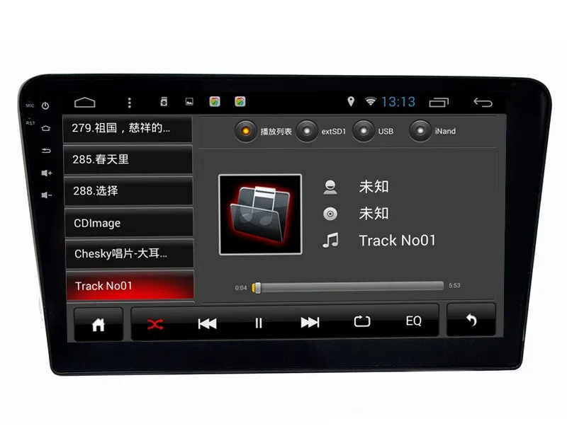 Excellent 10.1 inch Screen Car DVD Player GPS Navigation System Auto Radio for Volkswagen VW Santana 2013 2014 2015 with Android 5.1.1 17