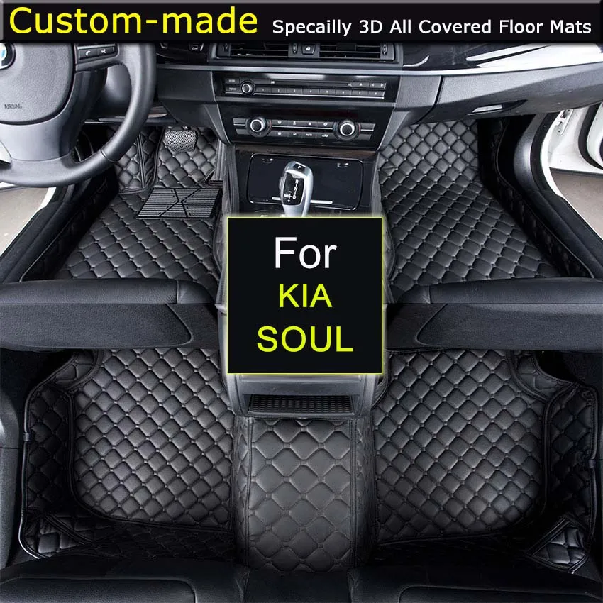 Для автомобиля Kia Soul Коврики пользовательские ковры автомобиль стиль настроены
