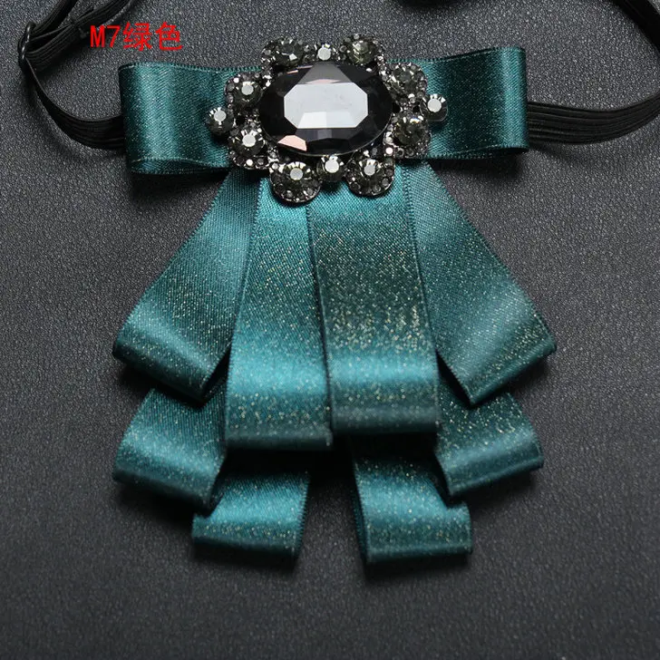 BOWTIE NO BOX Hisuma Британский Для мужчин роскошный свадебный банкет блеск лента Кристалл Черный со стразами и бантом галстук невеста жених бабочка галстук - Цвет: BOWTIE NO BOX